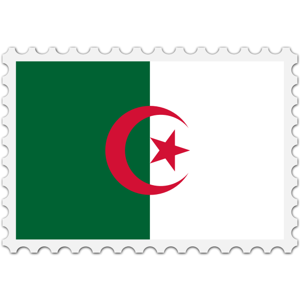 SVG Algeria flag image