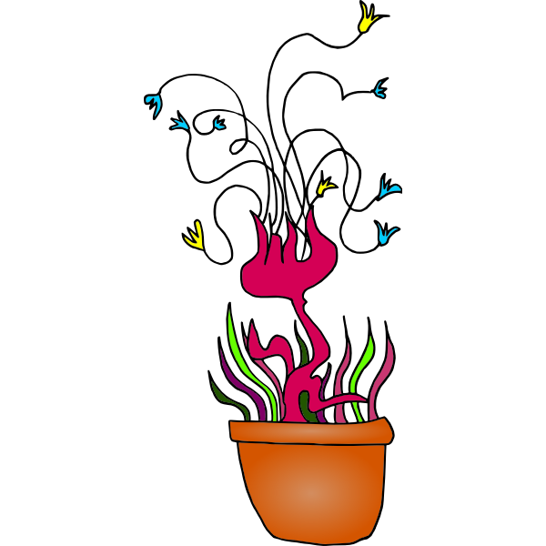 SVG Alien plant