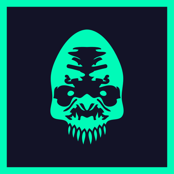 SVG Alien Skull