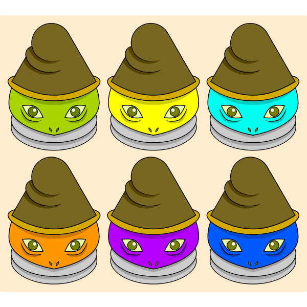 SVG Alien039s head set