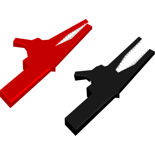 SVG Alligator clips