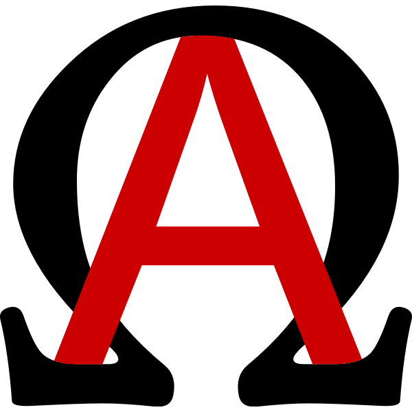 SVG Alpha-omega symbol