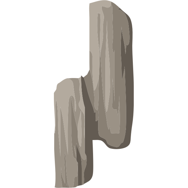 SVG alpine landscape cliff face bandaid 02b