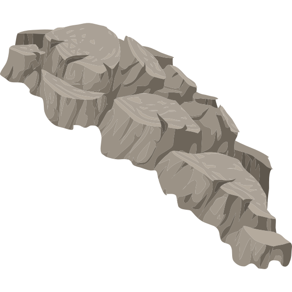 SVG alpine landscape cliff face bg topper 01b al1