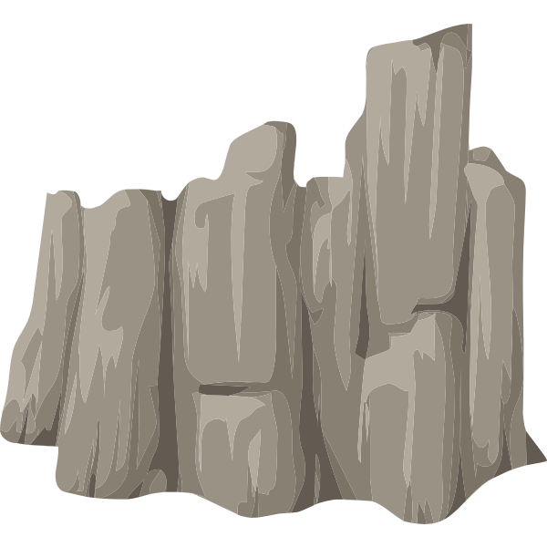 SVG alpine landscape cliff face skirt 01a al1