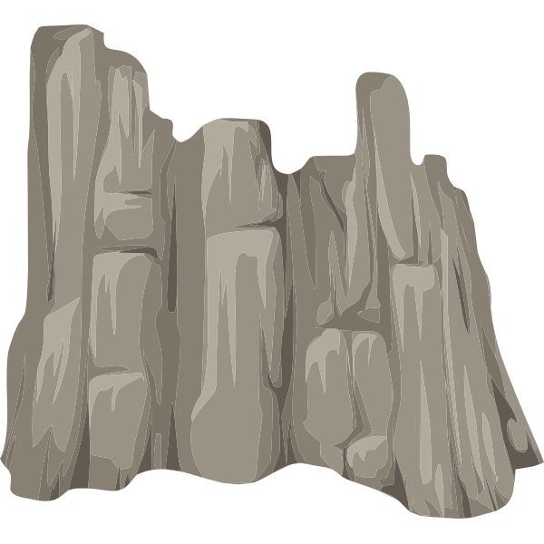 SVG alpine landscape cliff face skirt 01b al1