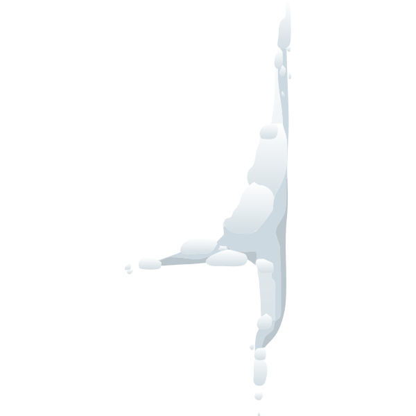 SVG alpine landscape cliff face snow 01a al1