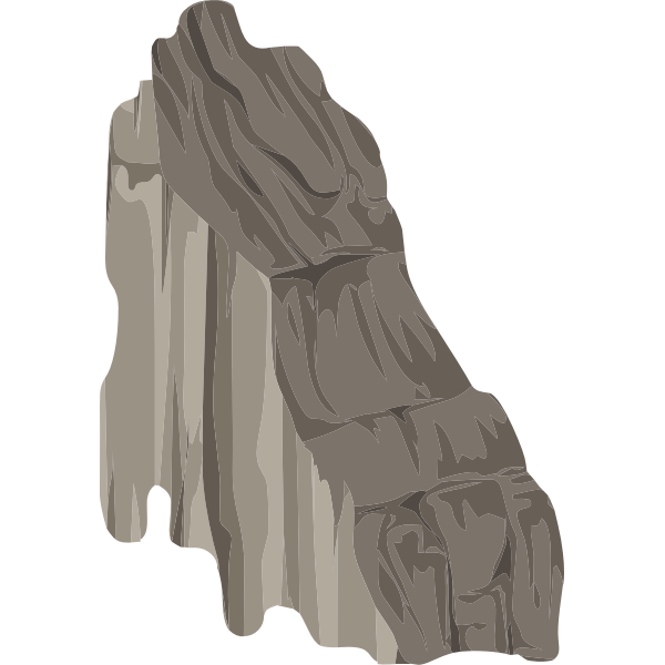 SVG alpine landscape cliff side shadow underhang 01a al1