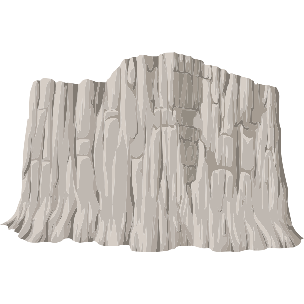 SVG alpine landscape cliffside 1a al1