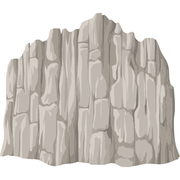 SVG alpine landscape cliffside 1b al1