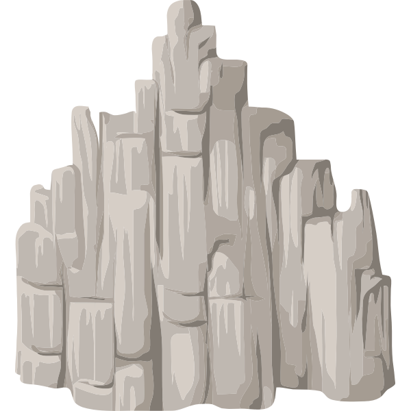 SVG alpine landscape cliffside 1d al1