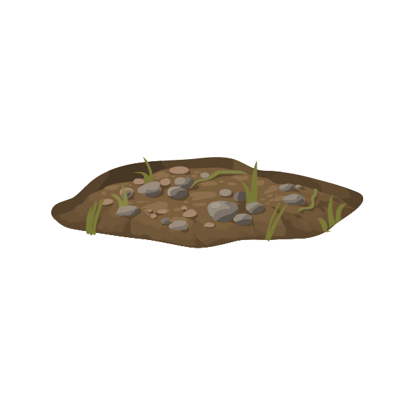 SVG alpine landscape patch deco