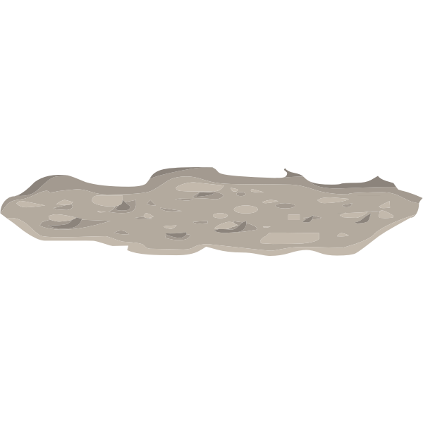 SVG alpine landscape platform cone topper 01a al1