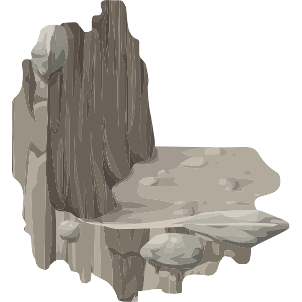 SVG alpine landscape platform horizontal ledge corner left bottom mountaineering 01b al1