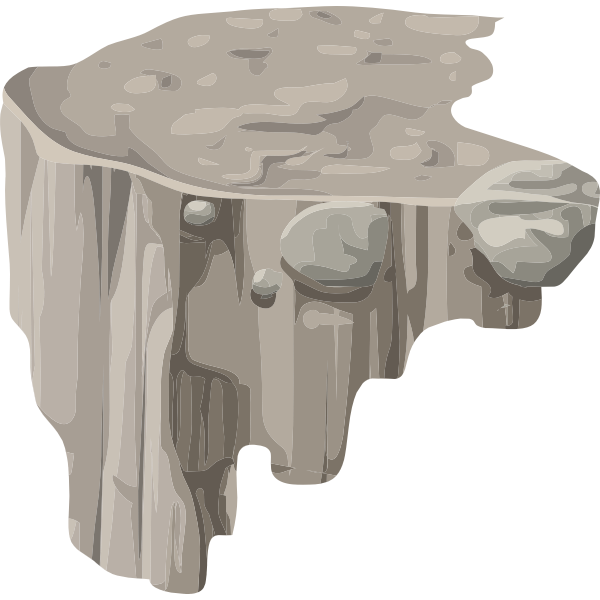 SVG alpine landscape platform horizontal ledge corner left mountaineering 01b al1