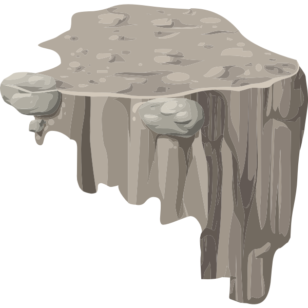 SVG alpine landscape platform horizontal ledge corner right mountaineering 01b al1