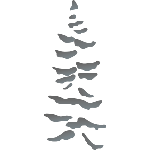 SVG Alpine Landscape Vector Clip Art