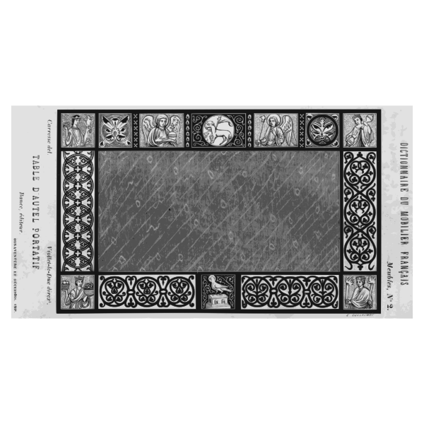 SVG Altar-sacred table vector image