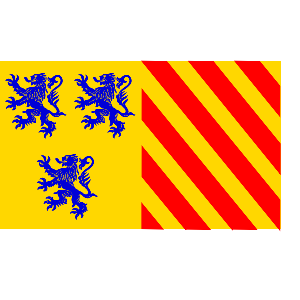 SVG Alternate Limousin region flag vector image