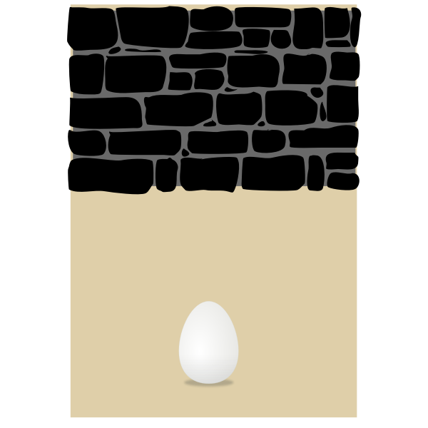 SVG always on the side of the egg