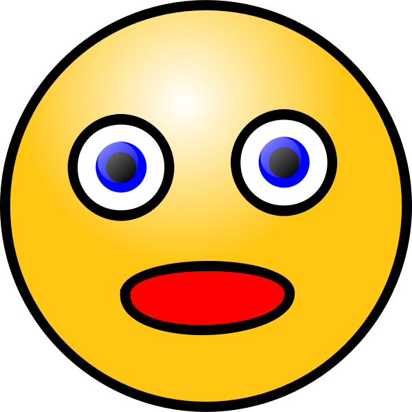 SVG Amazed smiley