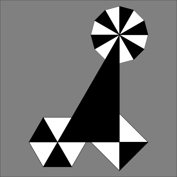 SVG amazing 306090 triangle