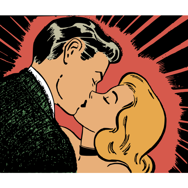 SVG Amazing kiss