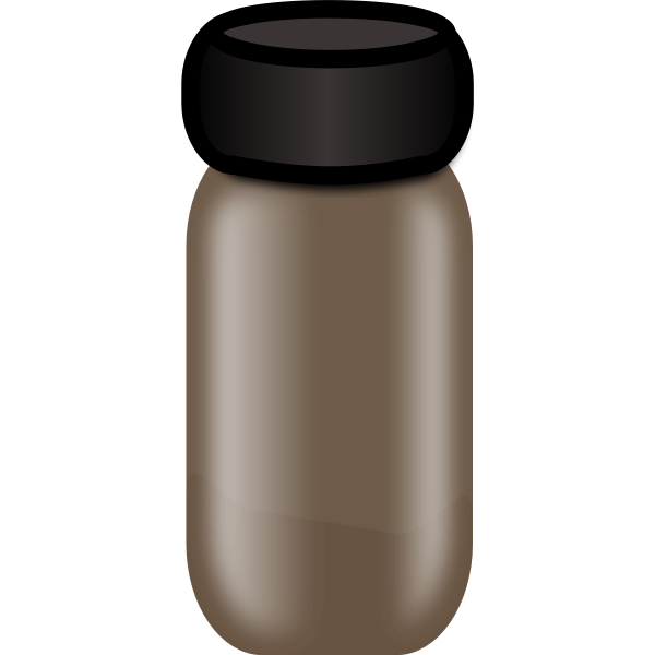 SVG Amber Vial