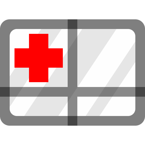 SVG Ambulance window vector clip art