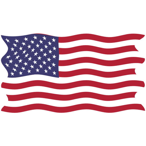 SVG American flag