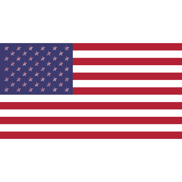 SVG American Flag Fractal