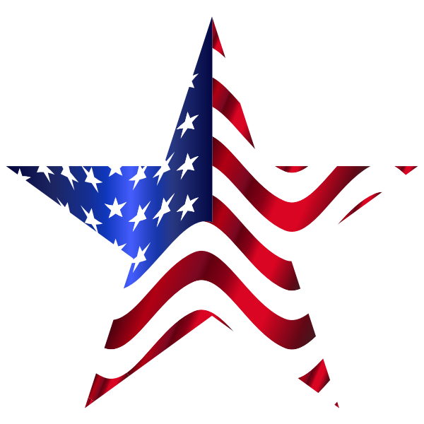 SVG American Flag Star 2