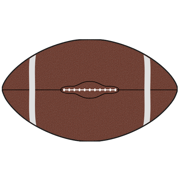 SVG American football ball vector clip art