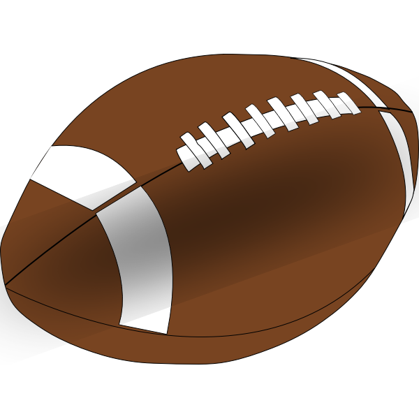 SVG American Football Vector Clip Art