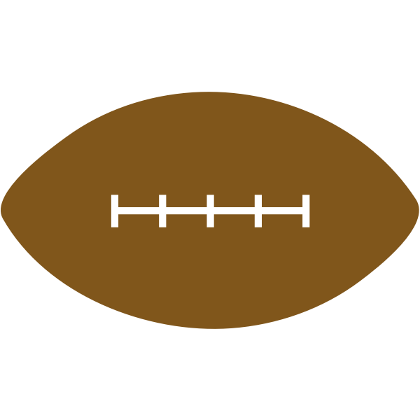 SVG American football vector image