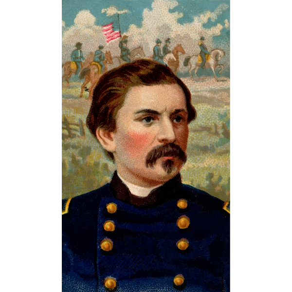 SVG American general McClellan
