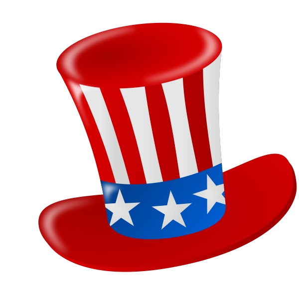SVG American hat