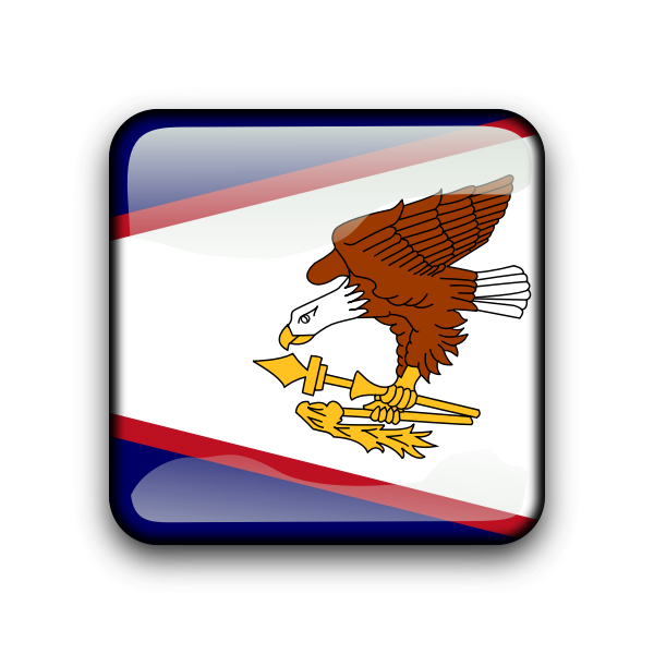 SVG American Samoa flag button
