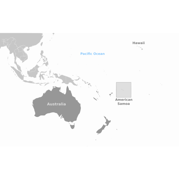 SVG American Samoa map