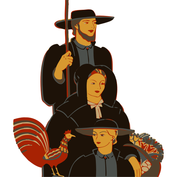 SVG Amish family