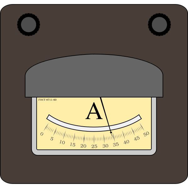 SVG Ammeter