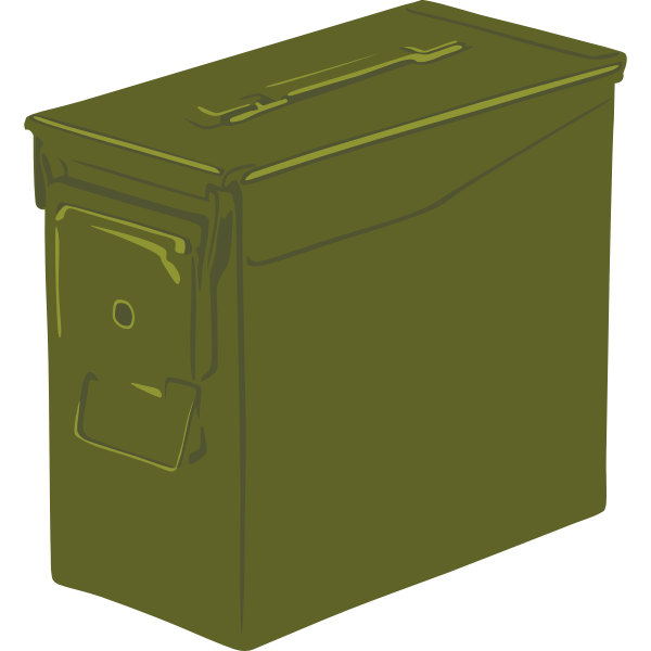 SVG Ammo can vector graphics