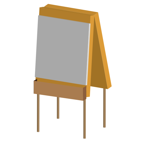 SVG An easel