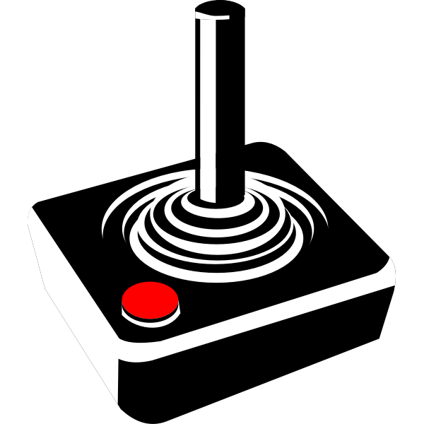 SVG An old joystick vector illustration