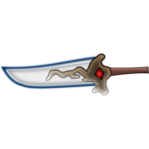SVG An Old Style RPG Sword