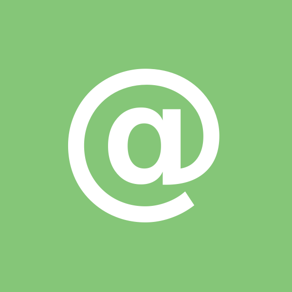SVG An quotatquot  sign in a square vector image