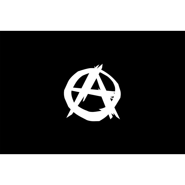 SVG Anarchist flag