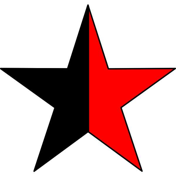 SVG Anarcho-communism vector illustration