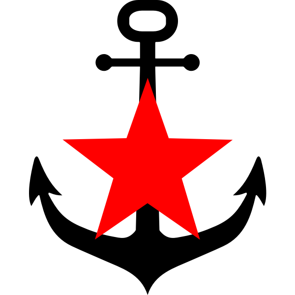 SVG Anchor and red star