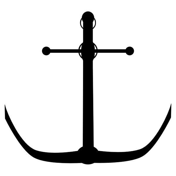 SVG Anchor vector silhouette